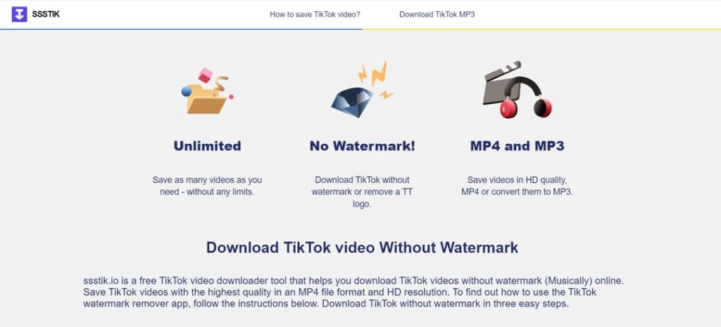 Download TikTok video Without Watermark 