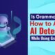 Is Grammarly AI? How to Avoid AI Detection While Using Grammarly?