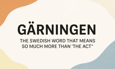 Gärningen: The Swedish Word That Means So Much More Than “The Act”