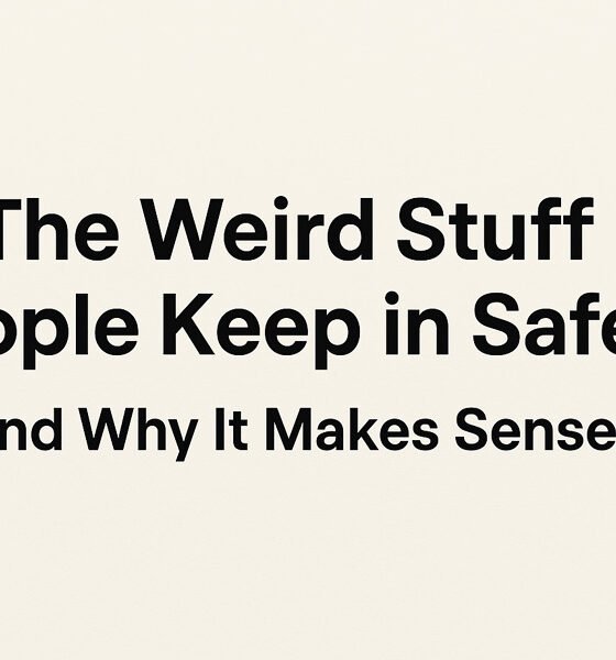 The Weird Stuff People Keep in Safes (And Why It Makes Sense)