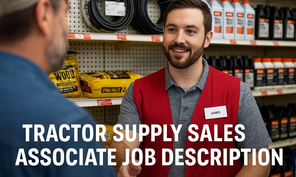 Tractor Supply Sales Associate Job Description