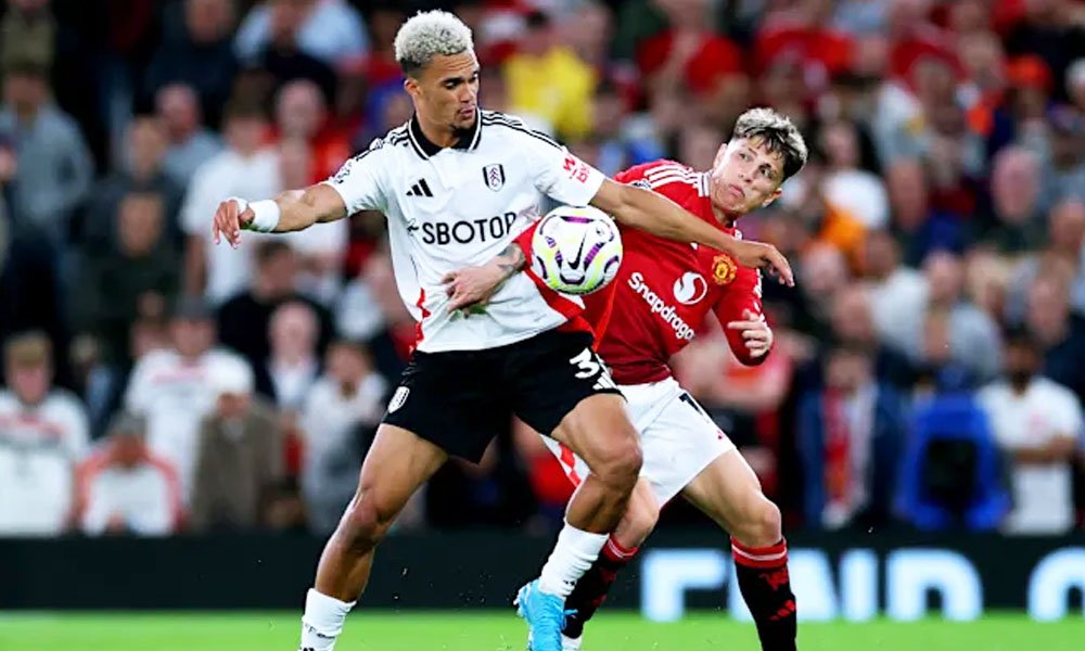 Manchester United F.C. vs Fulham F.C. Lineups