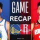 Golden State Warriors vs Houston Rockets Match Player Stats
