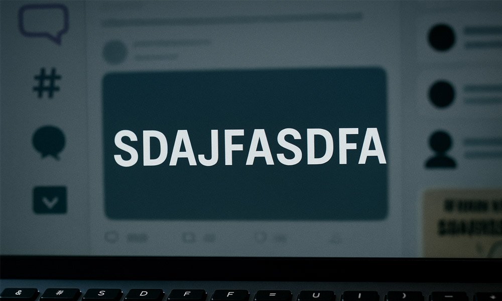 Sdajfasdfa: How a Keyboard Smash Took Over the Internet