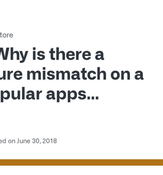 APK Signature Mismatch