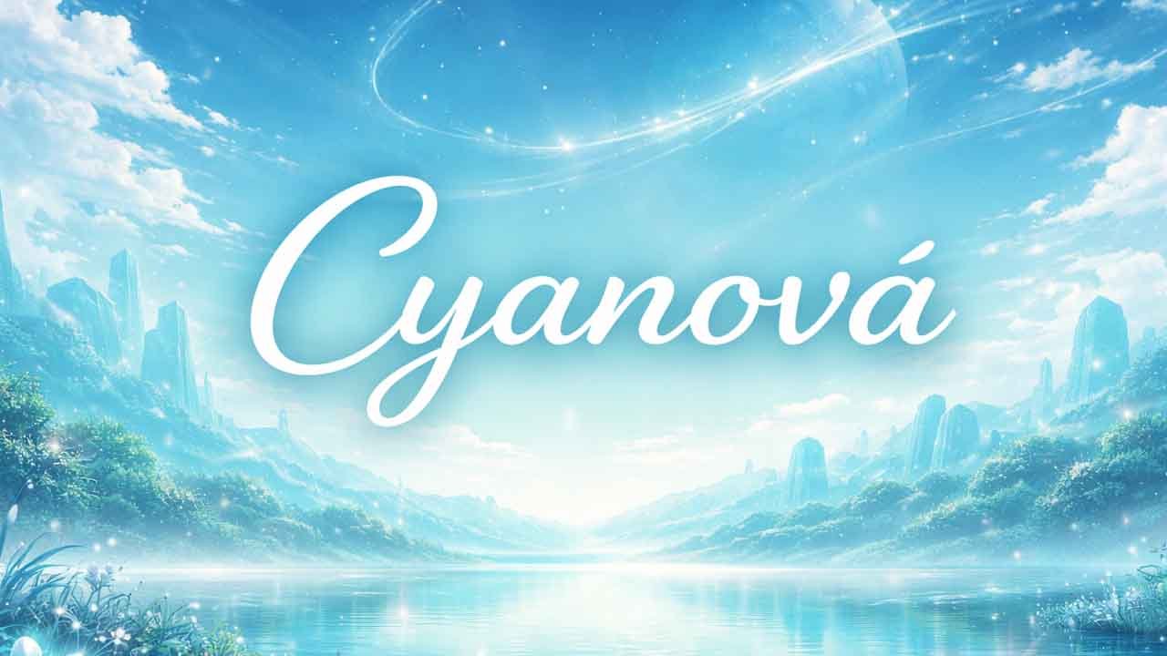 Cyanová