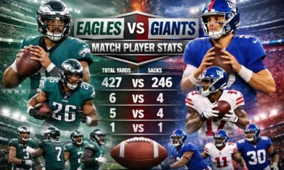 Eagles vs Giants: Match Player Stats and Game Highlights You Need to See