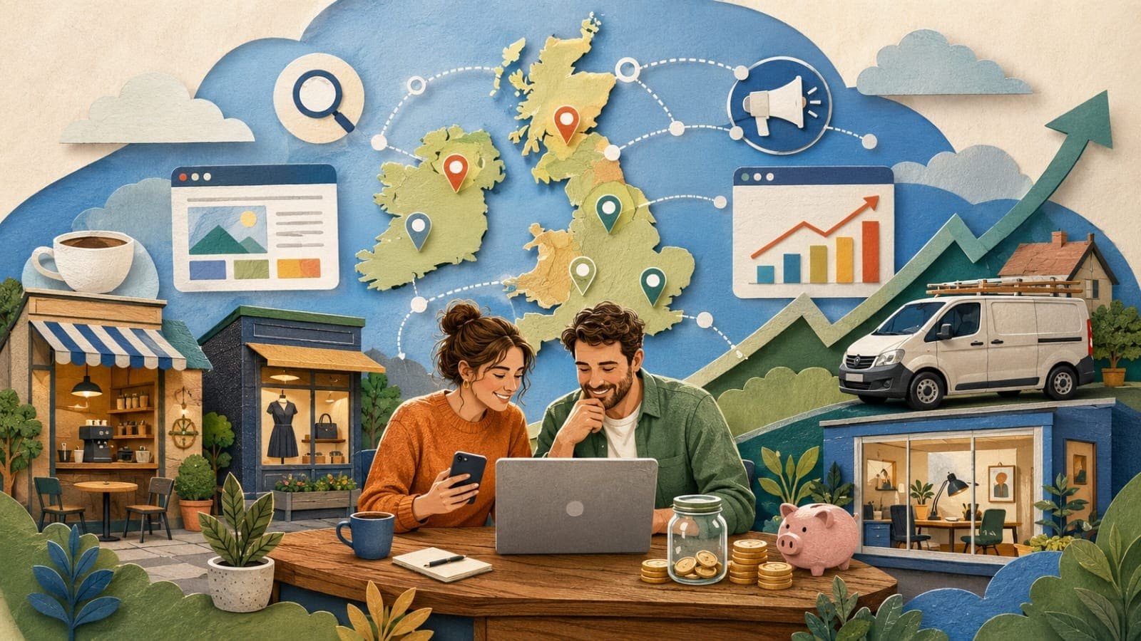 How Small UK and Irish Businesses Can Compete Online Without a Big Marketing Budget