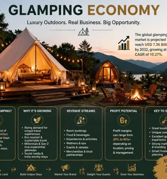 Glamping Economy: How Luxury Camping Became a Big Business