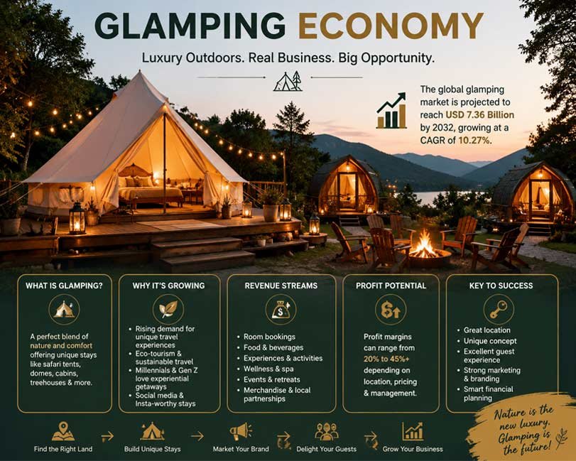 Glamping Economy: How Luxury Camping Became a Big Business
