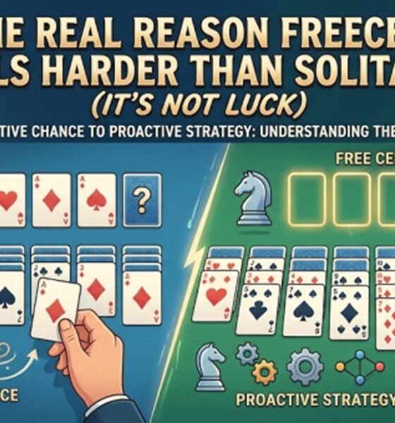 The Real Reason FreeCell Feels Harder Than Solitaire (It's Not Luck)